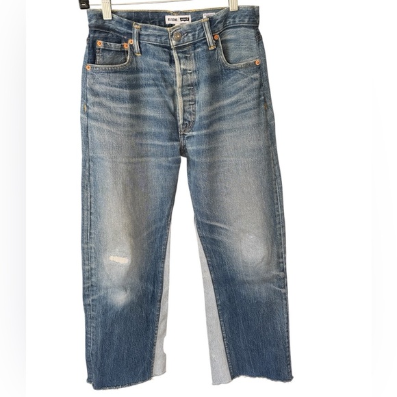 Re/Done Denim - Re/Done Vintage Levis straight leg two tone